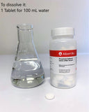 Phosphate Buffered Saline (PBS) Tablets, 100 tablets per unit